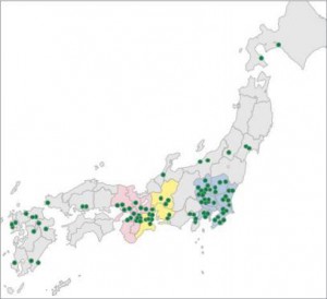 Japan map